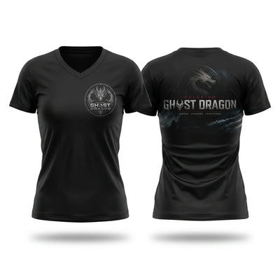 CS: GhostDragon 89095207 Women's Short Sleeve V-neck Shirt - 1