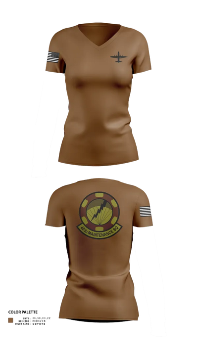403 MXS Women's Short Sleeve V-neck Shirt - 21