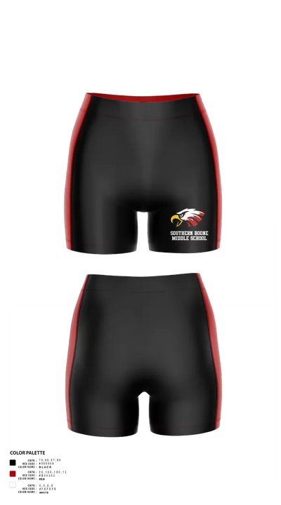 Southern Boone Middle School Volleyball 95000059 Women's Compression Shorts - 21