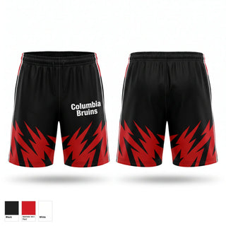 Athletic Shorts With Pockets, Columbia Bruins, Cheer, Teamtime, Team time, sublimation, custom sports apparel, team uniforms, spirit wear, spiritwear, sports uniforms, custom shirts, team store, custom team store, fundraiser sports, apparel fundraiser