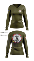 D-Day Ohio, Inc Women's Long Sleeve V-neck Shirt - 2