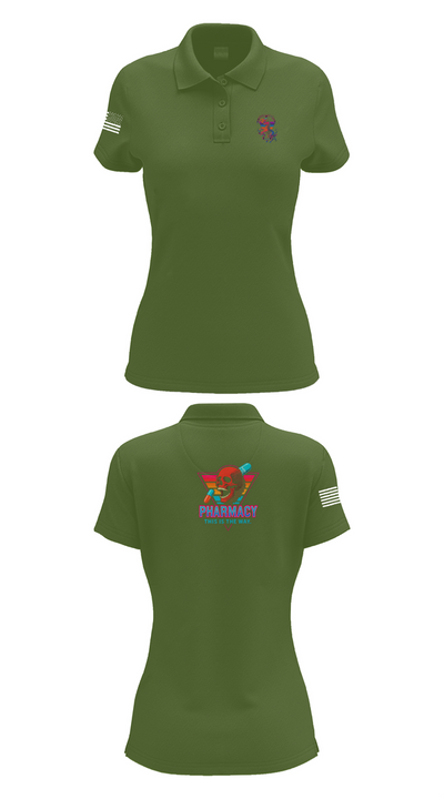 Madigan Pharmacy 51616730 Women's Short Sleeve Performance Polo  - 55