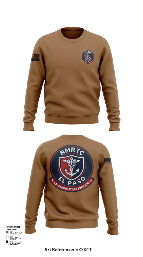 Crew Neck Sweatshirt, NMRTC El Paso, , Teamtime, Team time, sublimation, custom sports apparel, team uniforms, spirit wear, spiritwear, sports uniforms, custom shirts, team store, custom team store, fundraiser sports, apparel fundraiser