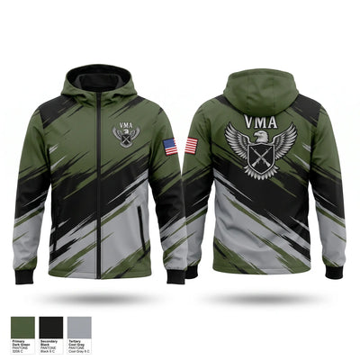 Veterans Motorcycle Association Windbreaker - 1