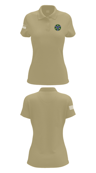 Womens Short Sleeve Performance Polo, 278th Armored Cavalry Regiment, National Guard, Teamtime, Team time, sublimation, custom sports apparel, team uniforms, spirit wear, spiritwear, sports uniforms, custom shirts, team store, custom team store, fundraiser sports, apparel fundraiser