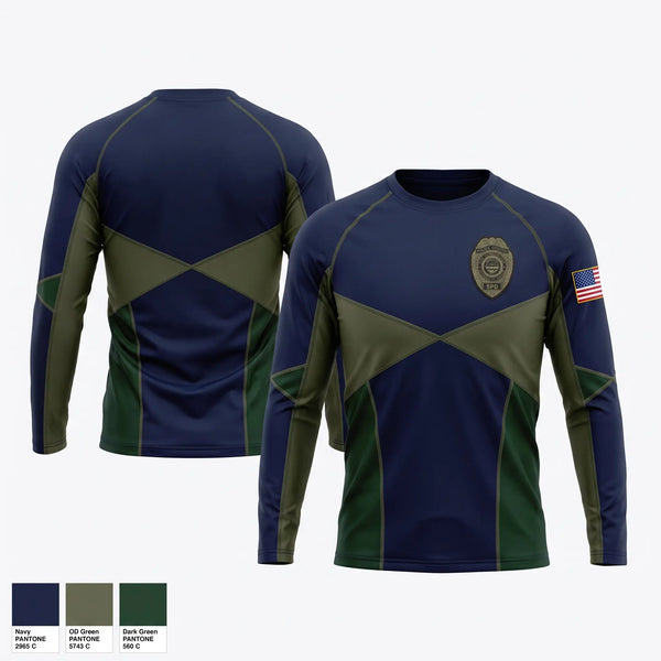 Long Sleeve Performance Shirt, Springfield Police CNT, Police, Teamtime, Team time, sublimation, custom sports apparel, team uniforms, spirit wear, spiritwear, sports uniforms, custom shirts, team store, custom team store, fundraiser sports, apparel fundraiser