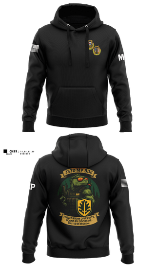 Hoodie, 333D MP BDE, Army, Teamtime, Team time, sublimation, custom sports apparel, team uniforms, spirit wear, spiritwear, sports uniforms, custom shirts, team store, custom team store, fundraiser sports, apparel fundraiser