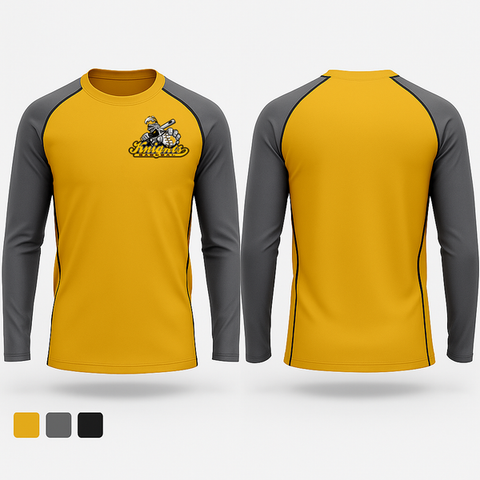 Long Sleeve Performance Shirt, Sheffield Knights, Baseball, Teamtime, Team time, sublimation, custom sports apparel, team uniforms, spirit wear, spiritwear, sports uniforms, custom shirts, team store, custom team store, fundraiser sports, apparel fundraiser