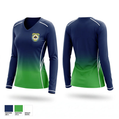 Cary Citizens Police Academy Alumni Association Women's Long Sleeve V-neck Shirt - 1