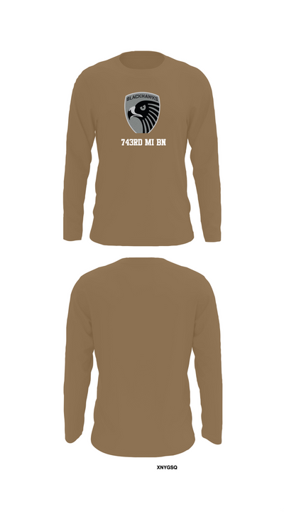 743rd MI BN 75372037 Long Sleeve Performance Shirt 12