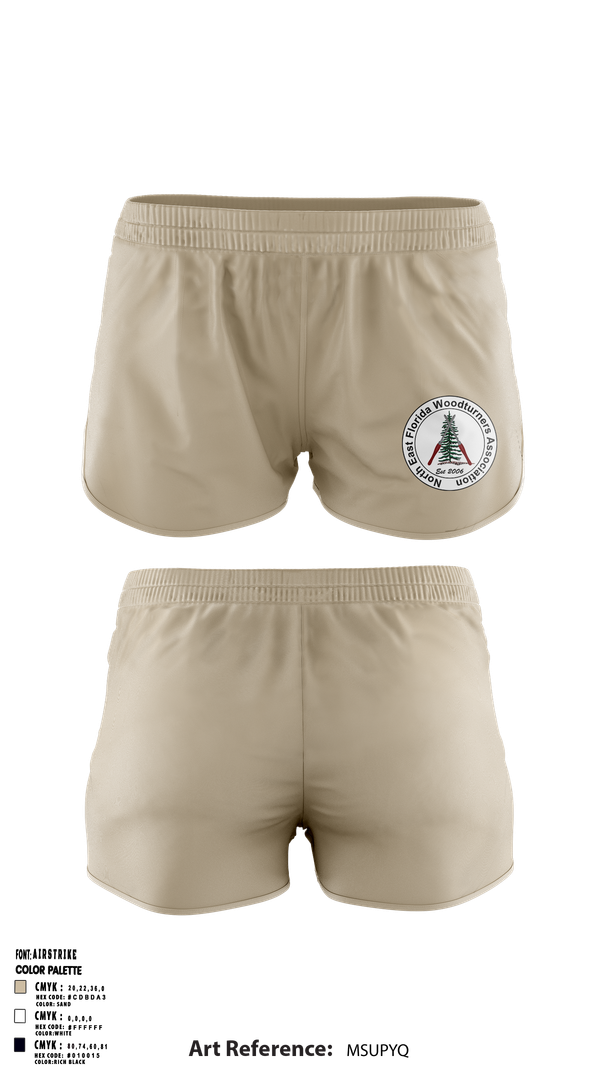 Ranger Panties, Northeast Florida Woodturning Association, , Teamtime, Team time, sublimation, custom sports apparel, team uniforms, spirit wear, spiritwear, sports uniforms, custom shirts, team store, custom team store, fundraiser sports, apparel fundraiser