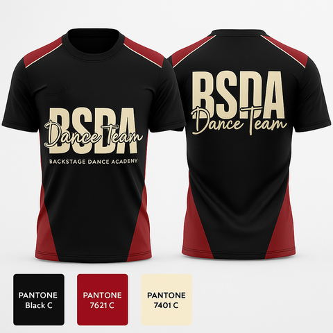 Short Sleeve Performance Shirt, BackStage Dance Academy, , Teamtime, Team time, sublimation, custom sports apparel, team uniforms, spirit wear, spiritwear, sports uniforms, custom shirts, team store, custom team store, fundraiser sports, apparel fundraiser