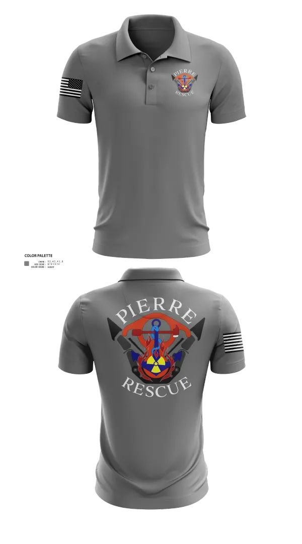 Short Sleeve Performance Polo, Pierre Rescue, , Teamtime, Team time, sublimation, custom sports apparel, team uniforms, spirit wear, spiritwear, sports uniforms, custom shirts, team store, custom team store, fundraiser sports, apparel fundraiser