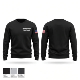 Crew Neck Sweatshirt, Whitney Police Department, Police, Teamtime, Team time, sublimation, custom sports apparel, team uniforms, spirit wear, spiritwear, sports uniforms, custom shirts, team store, custom team store, fundraiser sports, apparel fundraiser
