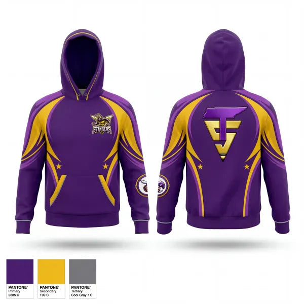 Hoodie, Tennessee Stingers, Softball, Teamtime, Team time, sublimation, custom sports apparel, team uniforms, spirit wear, spiritwear, sports uniforms, custom shirts, team store, custom team store, fundraiser sports, apparel fundraiser