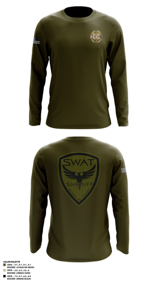 Long Sleeve Performance Shirt, , Police, Teamtime, Team time, sublimation, custom sports apparel, team uniforms, spirit wear, spiritwear, sports uniforms, custom shirts, team store, custom team store, fundraiser sports, apparel fundraiser
