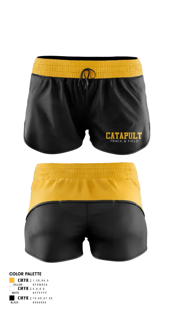 Track Shorts, Catapult Track & Field, Track & Field, Teamtime, Team time, sublimation, custom sports apparel, team uniforms, spirit wear, spiritwear, sports uniforms, custom shirts, team store, custom team store, fundraiser sports, apparel fundraiser