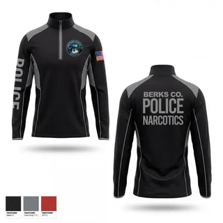 Quarter Zip Jacket, Berks County Detectives Narcotics, Police, Teamtime, Team time, sublimation, custom sports apparel, team uniforms, spirit wear, spiritwear, sports uniforms, custom shirts, team store, custom team store, fundraiser sports, apparel fundraiser