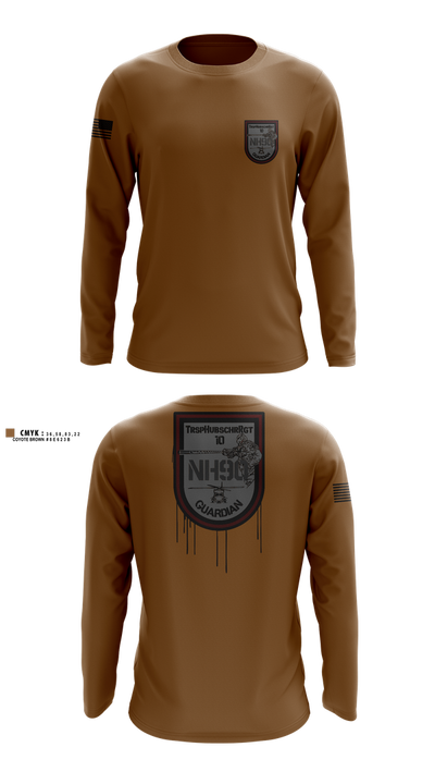 TrspHubschrRgt 10 53947842 Long Sleeve Performance Shirt 100