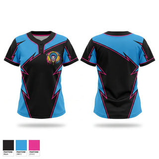 Two Button Softball Jersey, WV Savage, Softball, Teamtime, Team time, sublimation, custom sports apparel, team uniforms, spirit wear, spiritwear, sports uniforms, custom shirts, team store, custom team store, fundraiser sports, apparel fundraiser