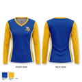 Hayfield Vikings Women's Long Sleeve V-neck Shirt - 1