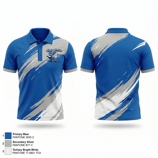 Short Sleeve Performance Polo, Slap a pitch, Softball, Teamtime, Team time, sublimation, custom sports apparel, team uniforms, spirit wear, spiritwear, sports uniforms, custom shirts, team store, custom team store, fundraiser sports, apparel fundraiser