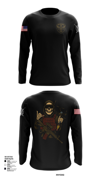 Long Sleeve Performance Shirt, D Co. UAS Platoon, , Teamtime, Team time, sublimation, custom sports apparel, team uniforms, spirit wear, spiritwear, sports uniforms, custom shirts, team store, custom team store, fundraiser sports, apparel fundraiser