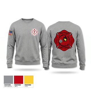 Crew Neck Sweatshirt, IAFF Local 4275, Fire Department, Teamtime, Team time, sublimation, custom sports apparel, team uniforms, spirit wear, spiritwear, sports uniforms, custom shirts, team store, custom team store, fundraiser sports, apparel fundraiser