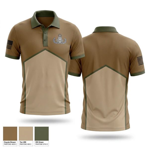 Short Sleeve Performance Polo, 62nd OD CO (EOD), Army, Teamtime, Team time, sublimation, custom sports apparel, team uniforms, spirit wear, spiritwear, sports uniforms, custom shirts, team store, custom team store, fundraiser sports, apparel fundraiser