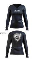 West Texas Combatives 59550585 Women's Long Sleeve V-neck Shirt - 22