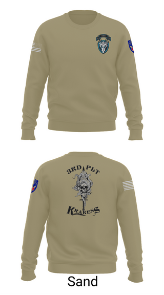 Crew Neck Sweatshirt, , Army, Teamtime, Team time, sublimation, custom sports apparel, team uniforms, spirit wear, spiritwear, sports uniforms, custom shirts, team store, custom team store, fundraiser sports, apparel fundraiser