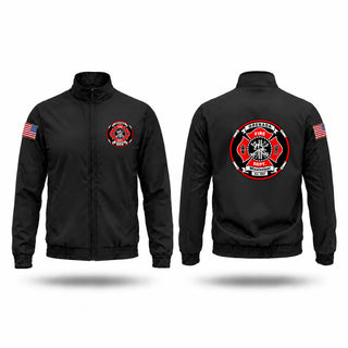 Windbreaker, Grenada Fire Department, Fire Department, Teamtime, Team time, sublimation, custom sports apparel, team uniforms, spirit wear, spiritwear, sports uniforms, custom shirts, team store, custom team store, fundraiser sports, apparel fundraiser