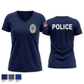 Palm Valley Police Department 14971718 Women's Short Sleeve V-neck Shirt - 1