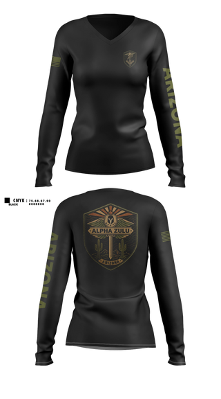 Womens Long Sleeve Vneck Shirt, SORT, Police, Teamtime, Team time, sublimation, custom sports apparel, team uniforms, spirit wear, spiritwear, sports uniforms, custom shirts, team store, custom team store, fundraiser sports, apparel fundraiser