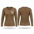 61st eagle squadron Women's Long Sleeve V-neck Shirt - 1