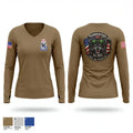 A CO 2-505 66303167 Women's Long Sleeve V-neck Shirt - 1