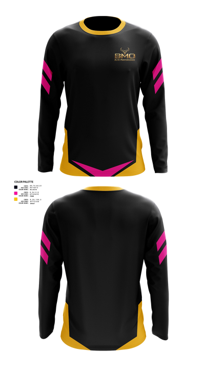 BMO Elite 12u Salvadge Long Sleeve Performance Shirt - 21