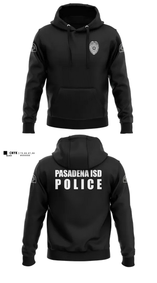 Hoodie, Pasadena I.S.D., Police, Teamtime, Team time, sublimation, custom sports apparel, team uniforms, spirit wear, spiritwear, sports uniforms, custom shirts, team store, custom team store, fundraiser sports, apparel fundraiser