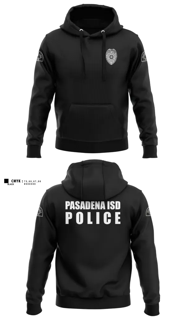 Hoodie, Pasadena I.S.D., Police, Teamtime, Team time, sublimation, custom sports apparel, team uniforms, spirit wear, spiritwear, sports uniforms, custom shirts, team store, custom team store, fundraiser sports, apparel fundraiser