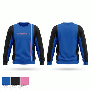 Crew Neck Sweatshirt, Cutiebooties FC, Men's Soccer, Teamtime, Team time, sublimation, custom sports apparel, team uniforms, spirit wear, spiritwear, sports uniforms, custom shirts, team store, custom team store, fundraiser sports, apparel fundraiser