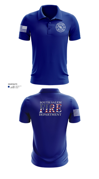 Short Sleeve Performance Polo, South Salem fire department, Fire Department, Teamtime, Team time, sublimation, custom sports apparel, team uniforms, spirit wear, spiritwear, sports uniforms, custom shirts, team store, custom team store, fundraiser sports, apparel fundraiser