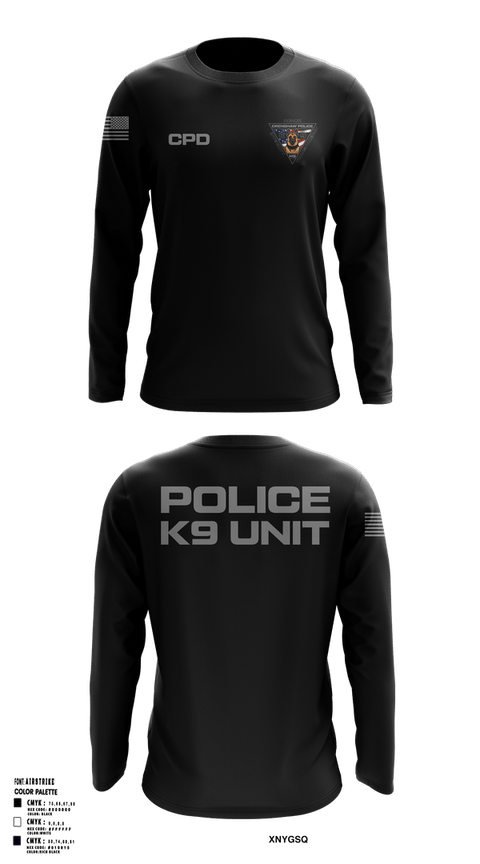 Long Sleeve Performance Shirt, Crenshaw Police Department, Police, Teamtime, Team time, sublimation, custom sports apparel, team uniforms, spirit wear, spiritwear, sports uniforms, custom shirts, team store, custom team store, fundraiser sports, apparel fundraiser