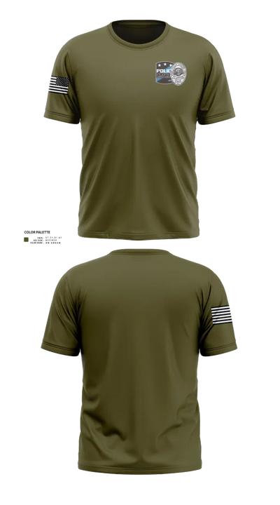Clayton Police K9 Unit 37003259 Short Sleeve Performance Shirt - 23