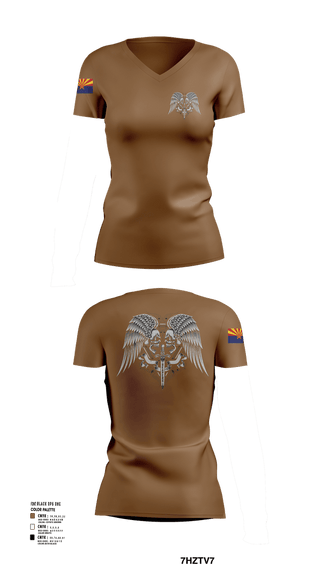 Womens Short Sleeve Vneck Shirt, Az Reapers, Army, Teamtime, Team time, sublimation, custom sports apparel, team uniforms, spirit wear, spiritwear, sports uniforms, custom shirts, team store, custom team store, fundraiser sports, apparel fundraiser
