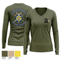 RSS Clarksville 34212449 Women's Long Sleeve V-neck Shirt - 1