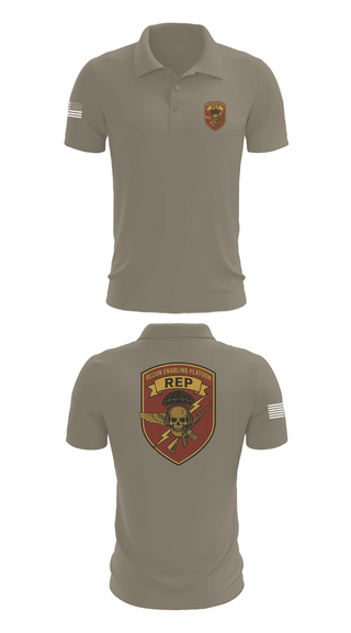 Short Sleeve Performance Polo, 3D Force Recon REP, Marines, Teamtime, Team time, sublimation, custom sports apparel, team uniforms, spirit wear, spiritwear, sports uniforms, custom shirts, team store, custom team store, fundraiser sports, apparel fundraiser