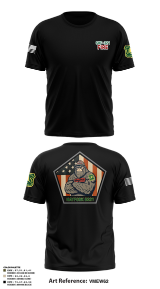 Old School Cotton Feel Shirt, Hayfork Engine 321, , Teamtime, Team time, sublimation, custom sports apparel, team uniforms, spirit wear, spiritwear, sports uniforms, custom shirts, team store, custom team store, fundraiser sports, apparel fundraiser