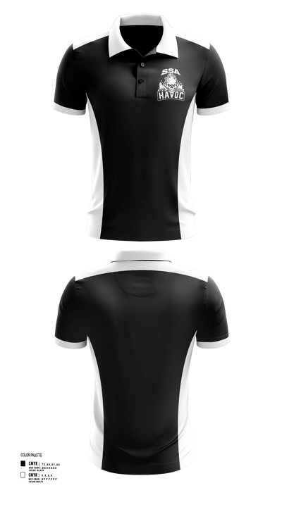 SSA Havoc 76682906 Short Sleeve Performance Polo - 6