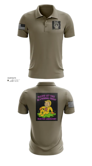 Short Sleeve Performance Polo, USS Jefferson City SSN-759 Reactor Labratory, Navy, Teamtime, Team time, sublimation, custom sports apparel, team uniforms, spirit wear, spiritwear, sports uniforms, custom shirts, team store, custom team store, fundraiser sports, apparel fundraiser