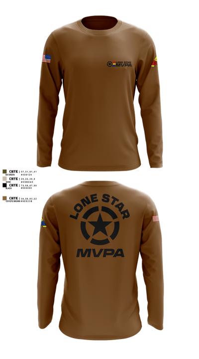 Lone Star MVPA 905145 Long Sleeve Performance Shirt 7